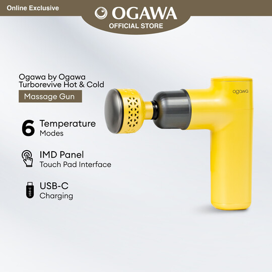 [Apply Code: 6TT31] [New Arrival 2024] ogawa by OGAWA TURBOREVIVE Hot & Cold Massage Gun*